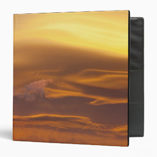 Lenticular cloud at sunset binder