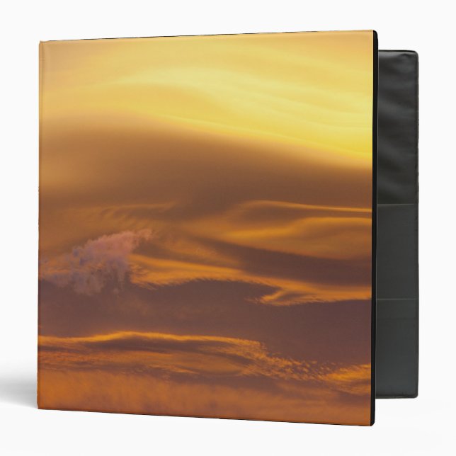 Lenticular cloud at sunset binder (Front/Inside)
