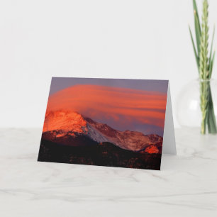 Lenticular Cloud over Pikes Peak Card