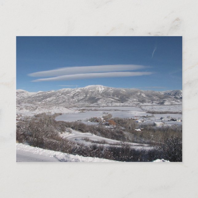 Lenticular Clouds Postcard (Front)
