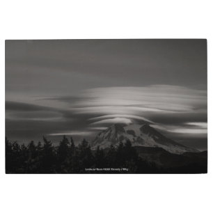 Lenticular Waves Metal Print