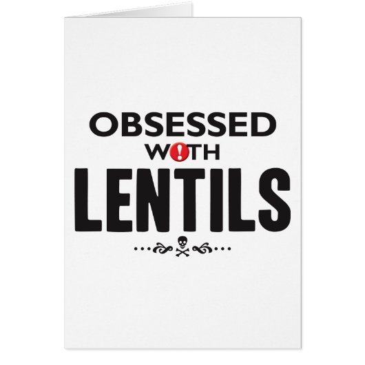 Lentils Obsessed Cards (Front)