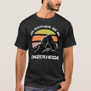 Lenzerheide Swiss Vintage Sunset Mountain T-Shirt