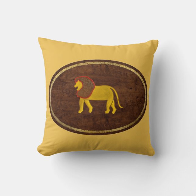 Leo 2008 throw pillow (Front)