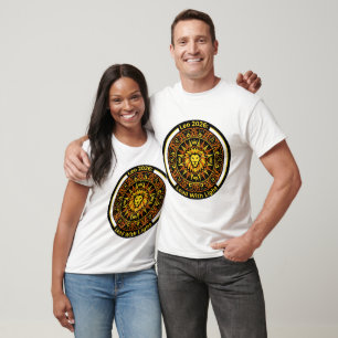 Leo 2026 Zodiac Mandala Lion Fire Sign Astrology T-Shirt