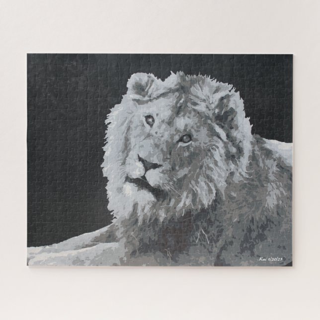 Leo, African Lion, Animal Jigsaw Puzzle (Horizontal)
