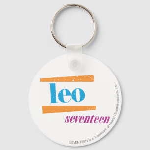 Leo Aqua Keychain