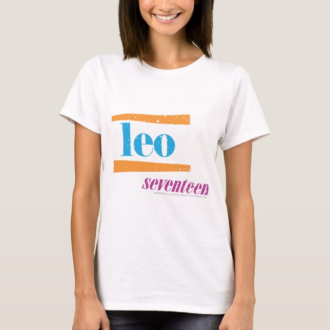 Leo Aqua T-Shirt (Front)