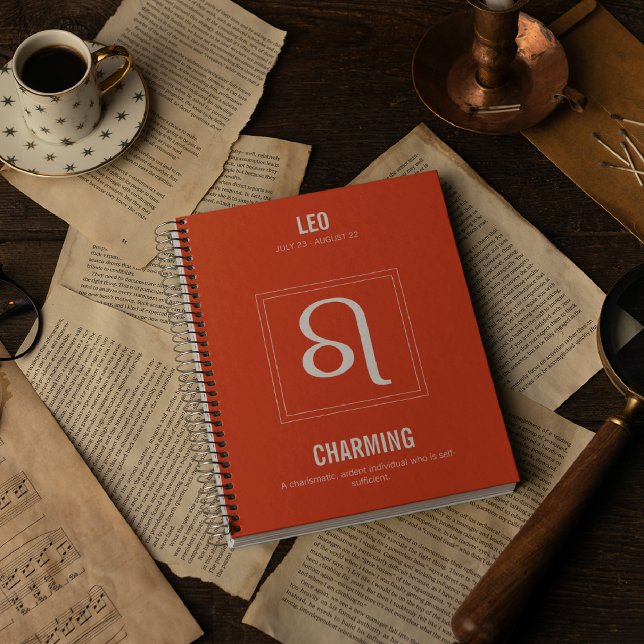 Leo Astrology Sign Notebook (Creator Uploaded)