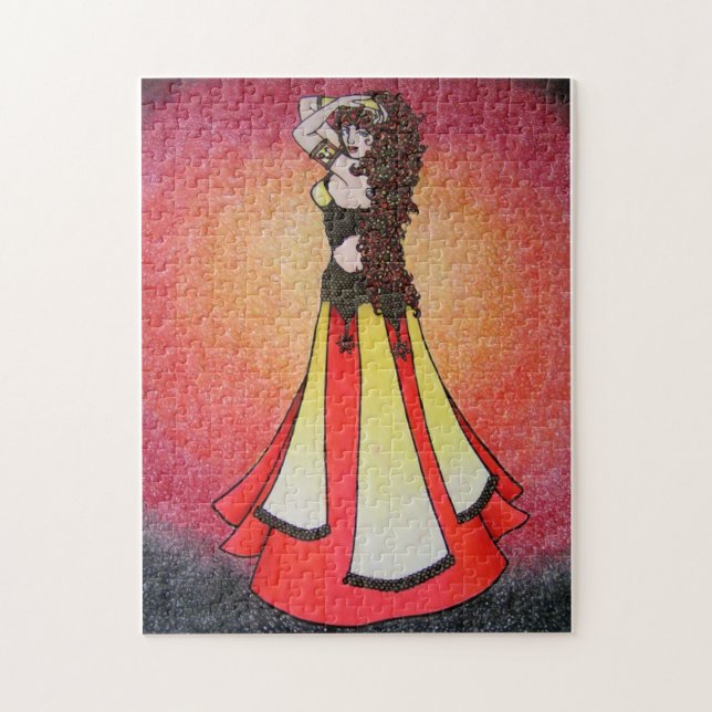 Leo Belly Dancer Jigsaw Puzzle (Vertical)