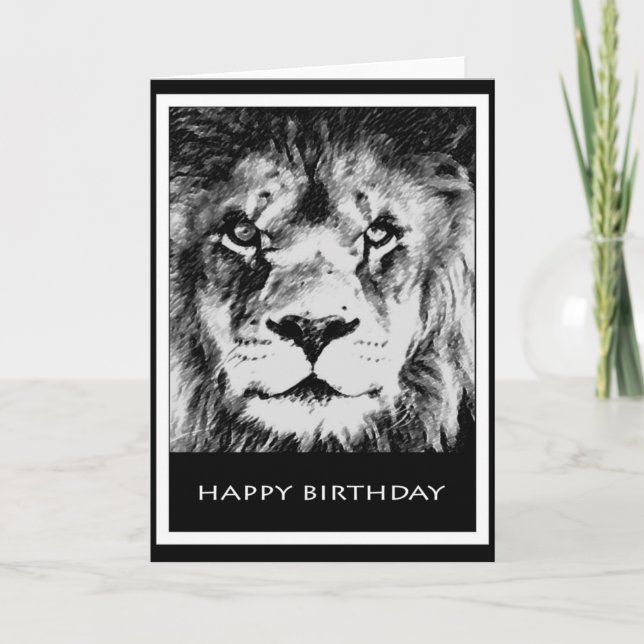 Leo Birthday Card II (Front)