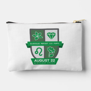 Leo Birthday Crest™ for August 1-22 Accessory Pouch