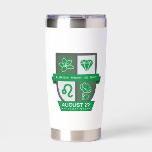 Leo Birthday Crest™ for August 1-22 Insulated Tumbler