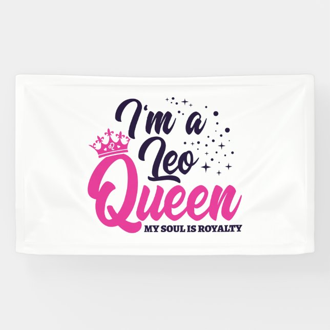 Leo Birthday Queen Astrology Zodiac Sign Soul (Horizontal)