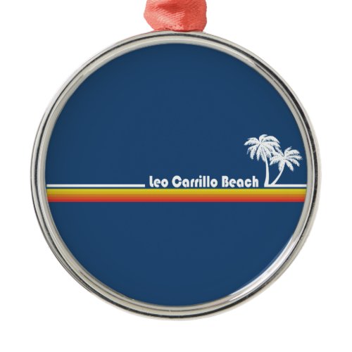 Leo Carrillo Beach Malibu California Metal Ornament