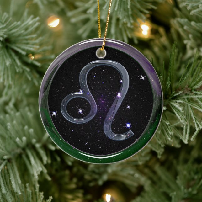 Leo Ceramic Ornament (Tree)