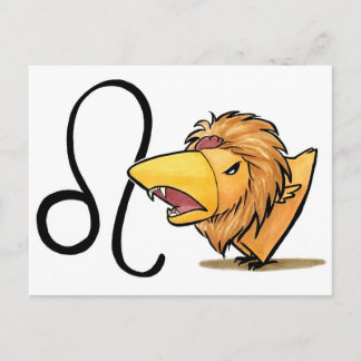 Leo Chicken Postcard