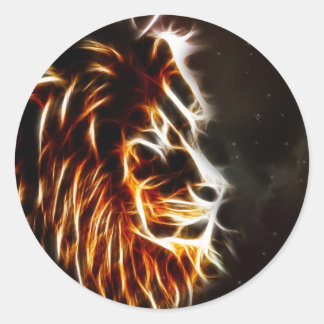 Leo Classic Round Sticker