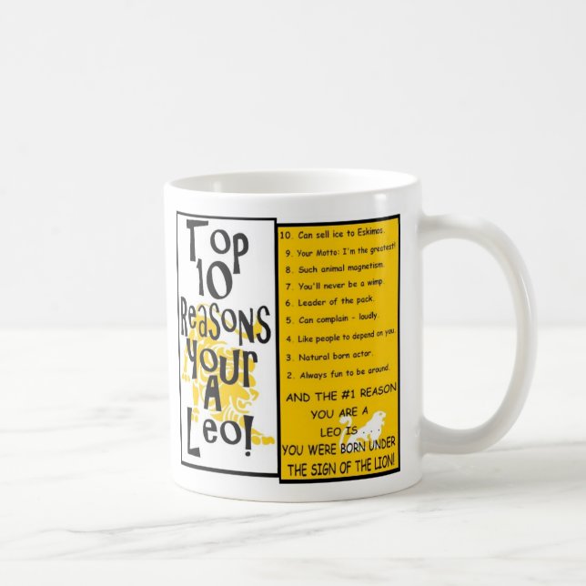 Leo Coffee Mug (Right)