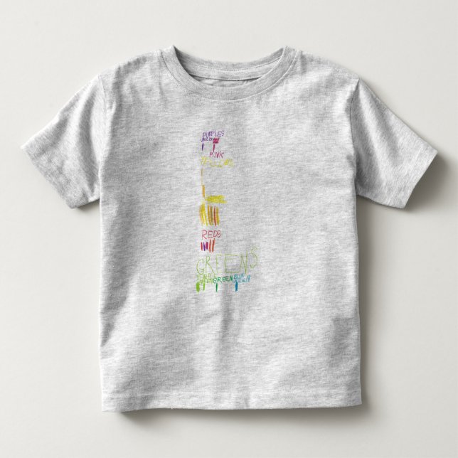 Leo-colorchart Toddler T-shirt (Front)