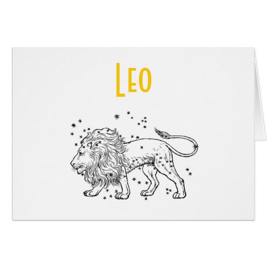 Leo Constellation Cards (Front Horizontal)