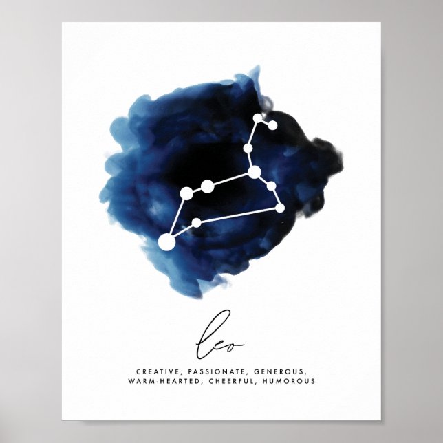 Leo Constellation Character Traits Poster (Front)