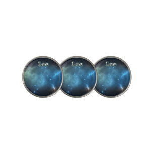 Leo constellation golf ball marker