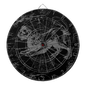 Leo Constellation Hevelius 1690 Decor Dartboard With Darts