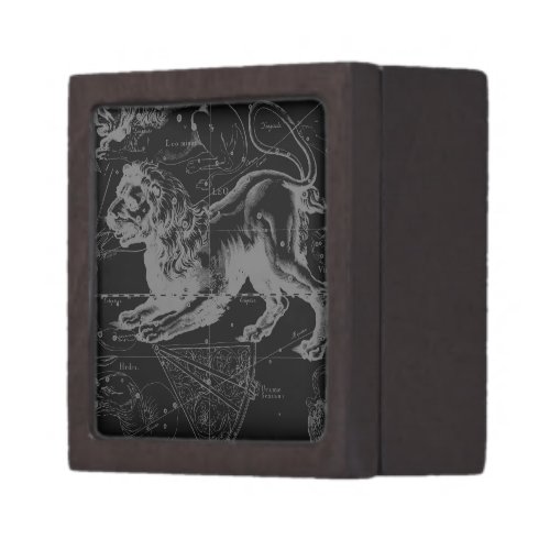 Leo Constellation Hevelius 1690 Decor Gift Box
