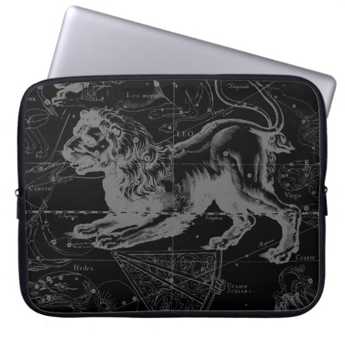 Leo Constellation Hevelius 1690 Decor Laptop Sleeve