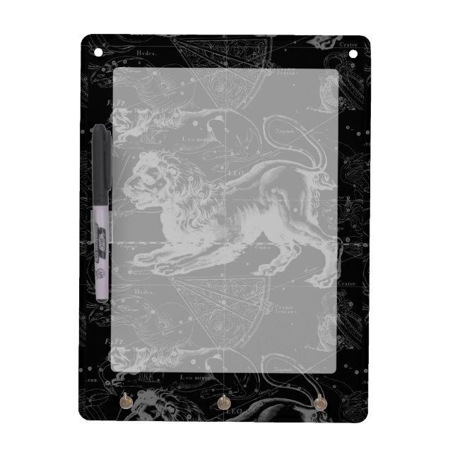 Leo Constellation Hevelius 1690 July23 - August 22 Dry-Erase Board (Front)