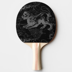 Leo Constellation Hevelius 1690 July23 - August 22 Ping Pong Paddle