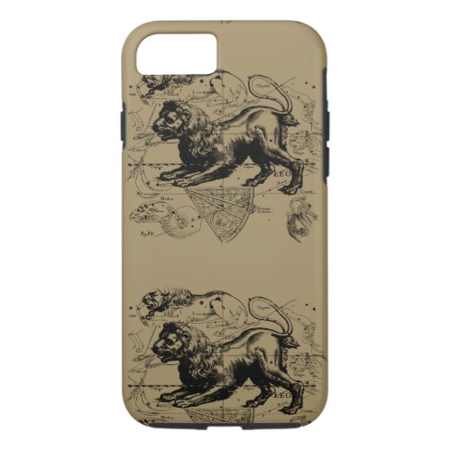 Leo Constellation Hevelius 1690 July 23 August 22 iPhone 87 Case