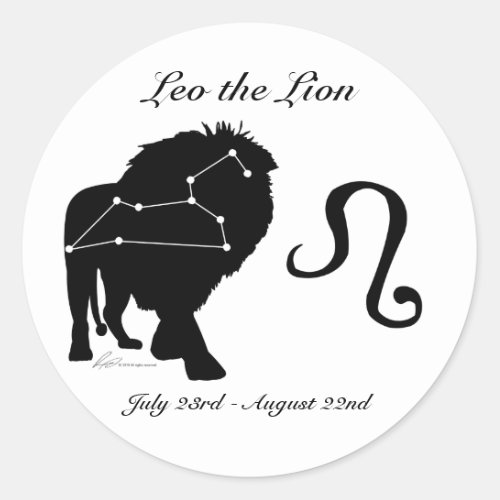 Leo ConstellationZodiac Stickers