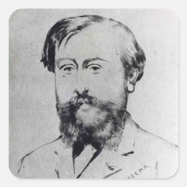 Leo Delibes Square Sticker (Front)