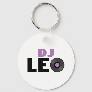 Leo DJ Keychain