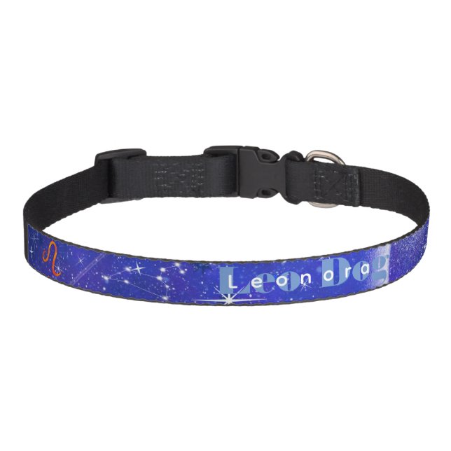 Leo Dog Zodiac Traits Custom  Pet Collar (Front)