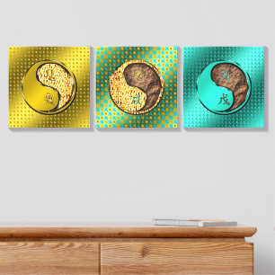 Leo & Earth Dog Canvas Photo Tile