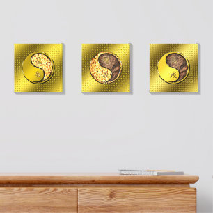 Leo & Earth Dragon Canvas Photo Tile