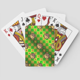 Leo & Earth Goat Poker Cards