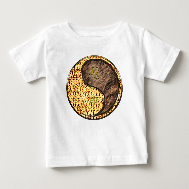 Leo & Earth Monkey Baby T-Shirt (Front)