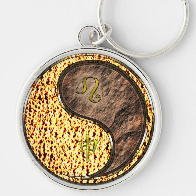 Leo & Earth Monkey Keychain (Front)