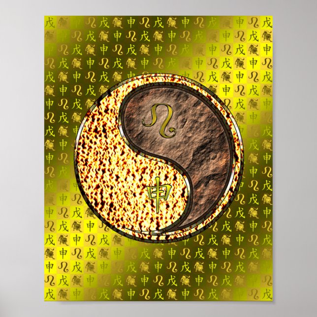 Leo & Earth Monkey Poster (Front)