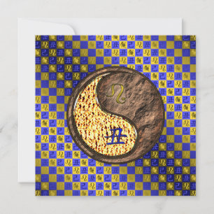Leo & Earth Ox Card