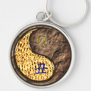 Leo & Earth Ox Keychain