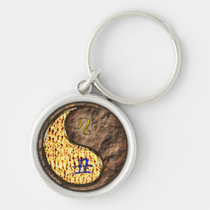 Leo & Earth Ox Keychain