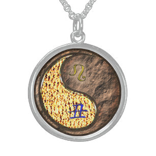 Leo & Earth Ox Sterling Silver Necklace