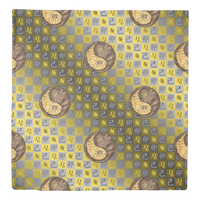 Leo & Earth Rabbit Duvet Cover (Front)