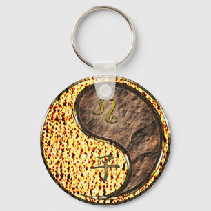 Leo & Earth Rat Keychain