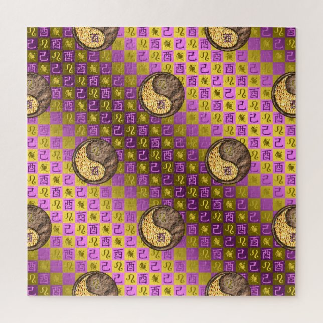 Leo & Earth Rooster Jigsaw Puzzle (Vertical)